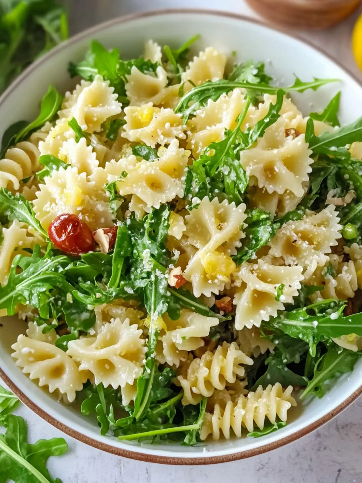Zesty Lemon Arugula Pasta Salad Recipe for Fresh Flavor Lovers 3 Lemon Arugula Pasta Salad Recipe