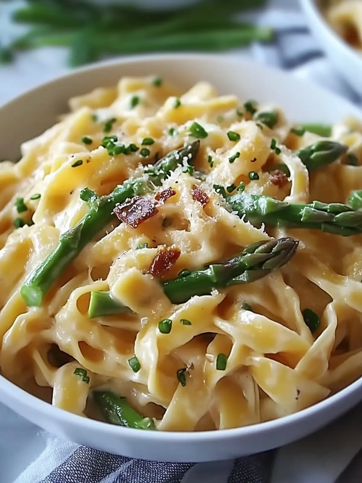 Creamy Pasta with Asparagus