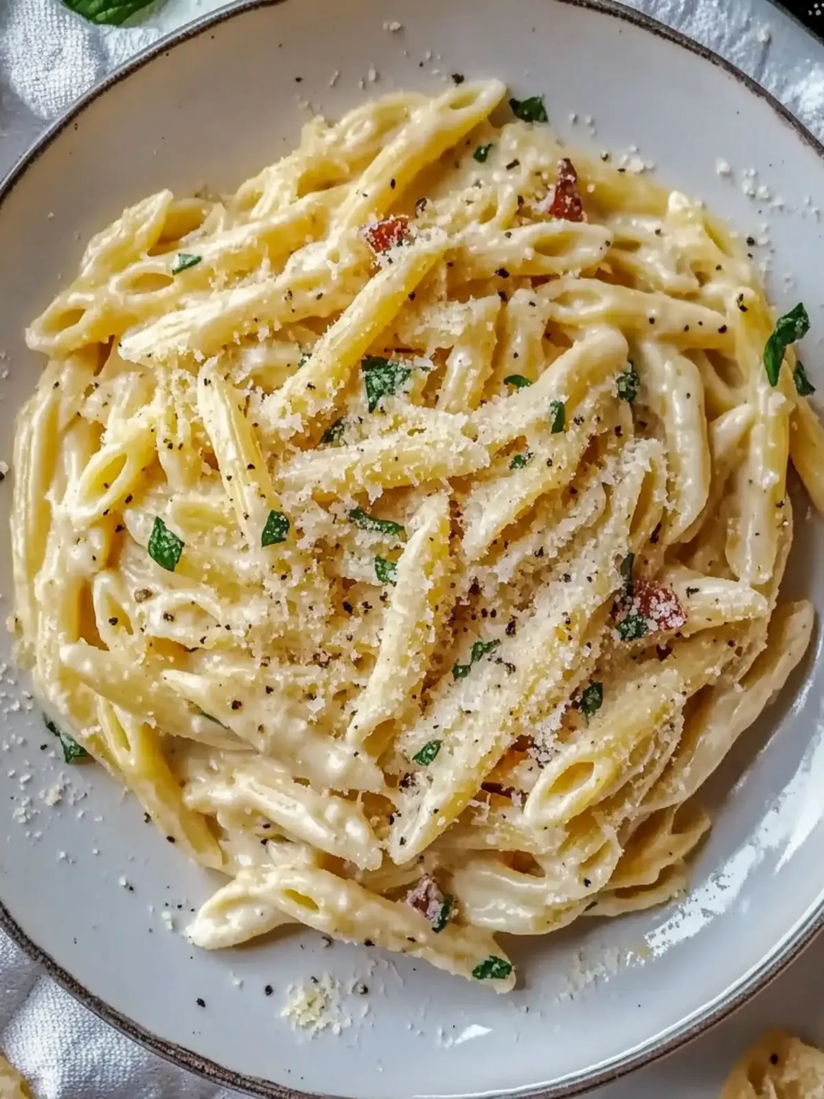 One Pot Creamy Garlic Pasta