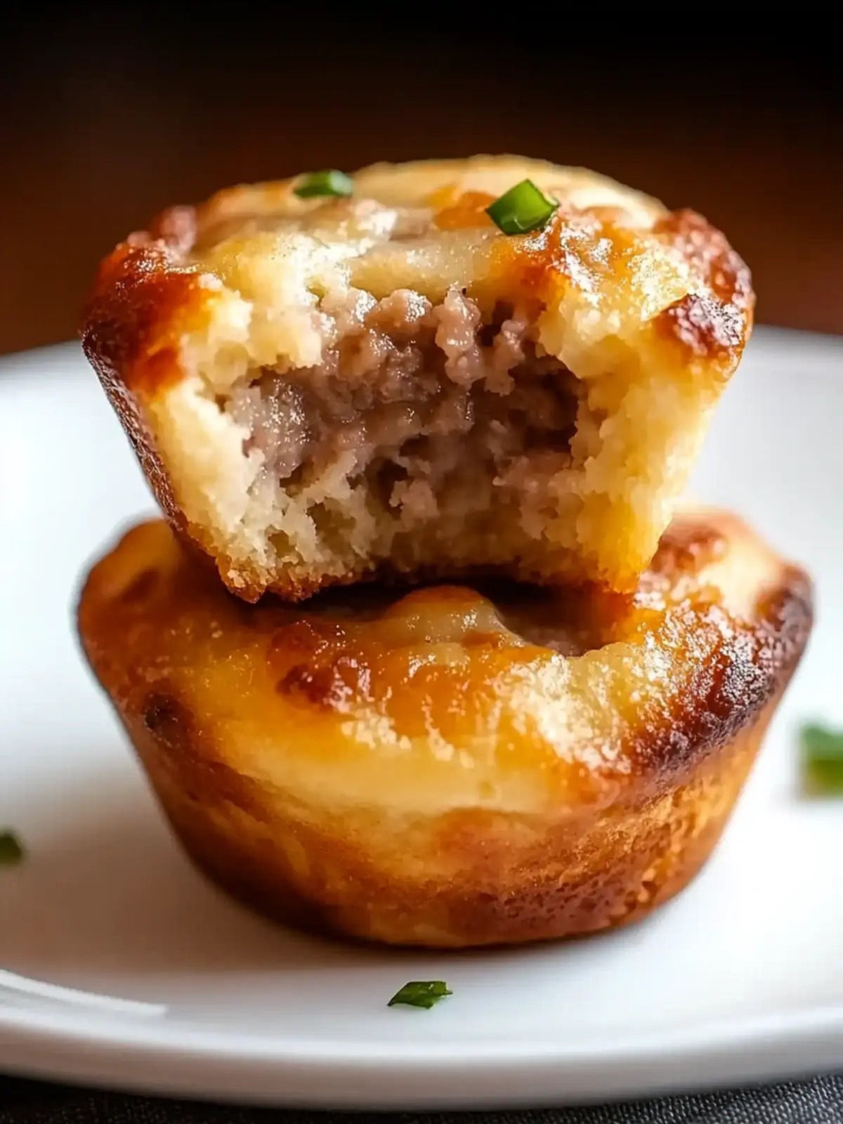 Easy Sausage Pancake Muffins