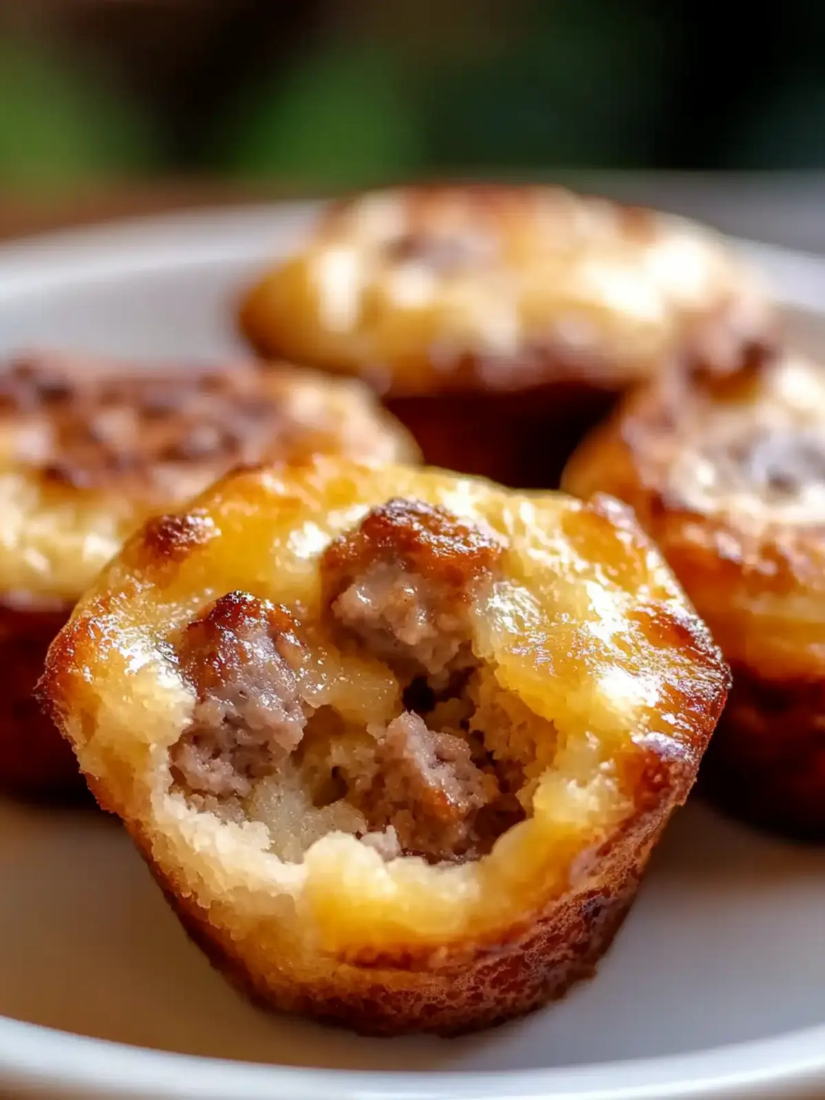 Easy Sausage Pancake Muffins