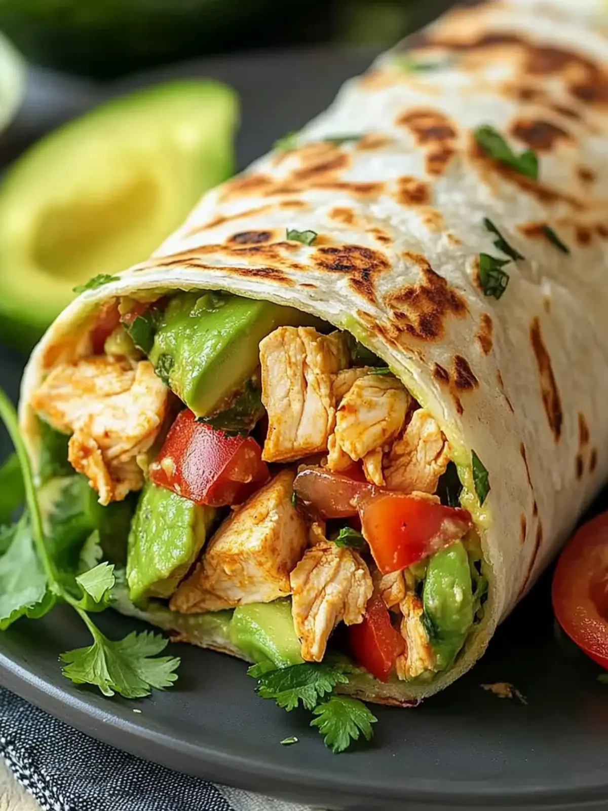 Delicious Chicken Avocado Wrap Recipe for Quick Lunch Bliss 4 Chicken Avocado Wrap Recipe