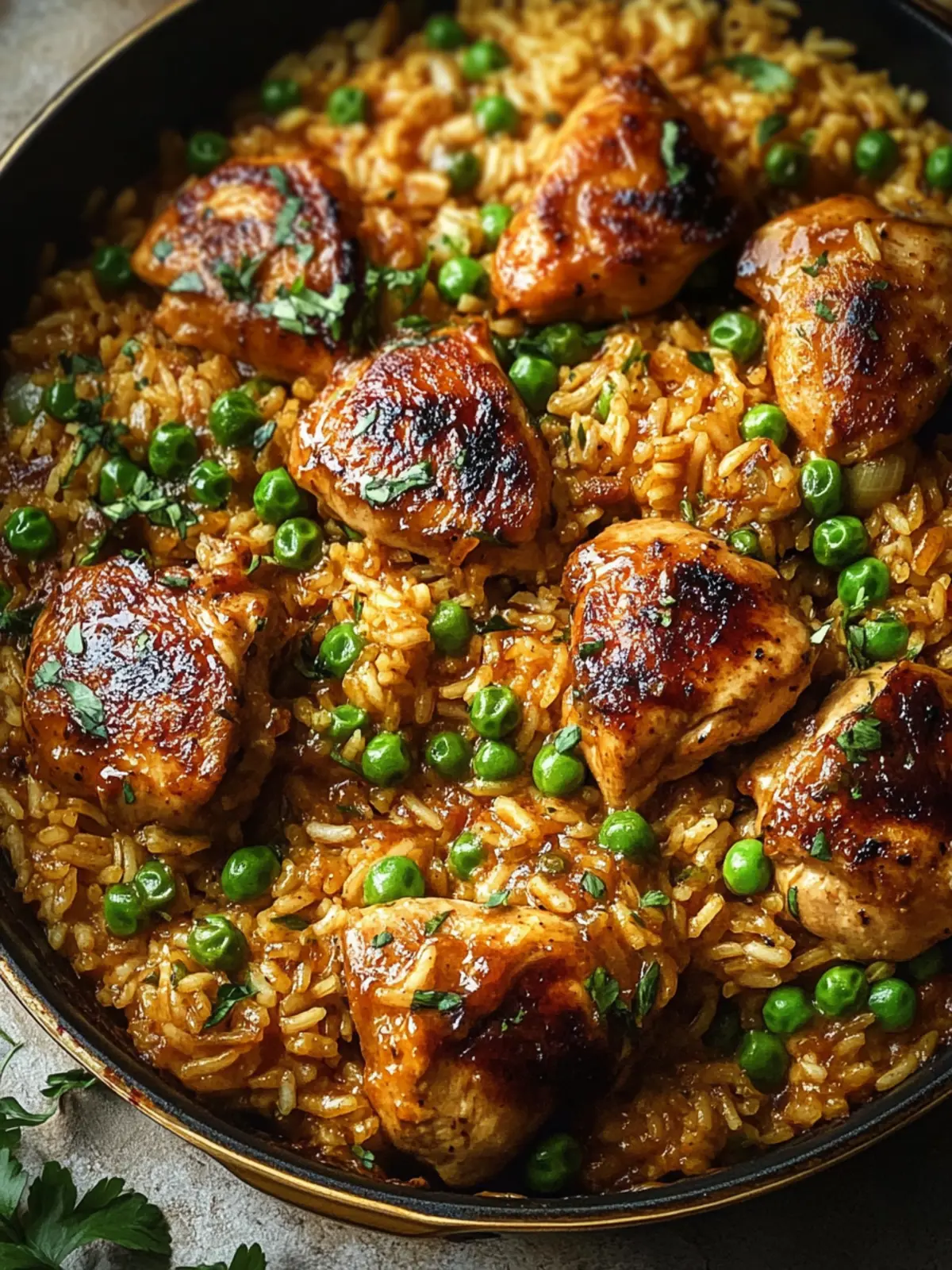 One Pan Creamy Tangy BBQ Chicken And Rice for Busy Nights 3 One Pan Creamy Tangy BBQ Chicken And Rice