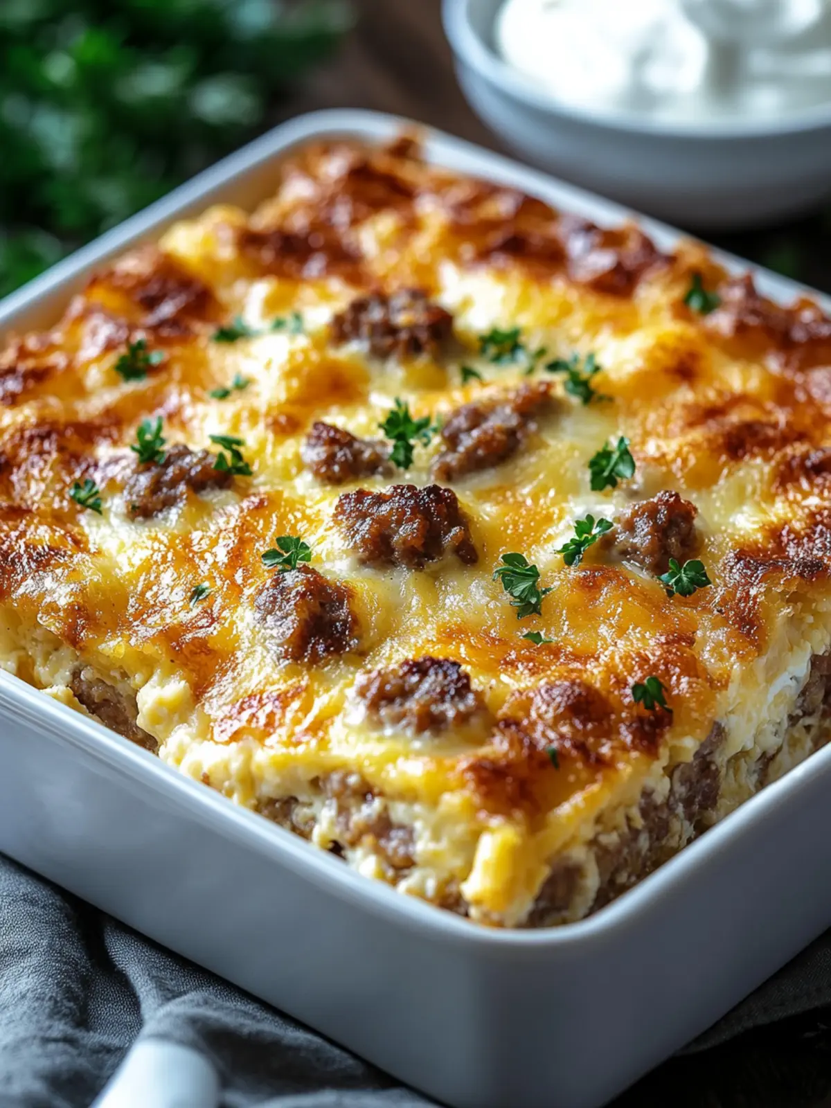 Delicious Sausage, Egg, and Cream Cheese Hashbrown Casserole Bliss 5 Sausage, Egg, and Cream Cheese Hashbrown Casserole