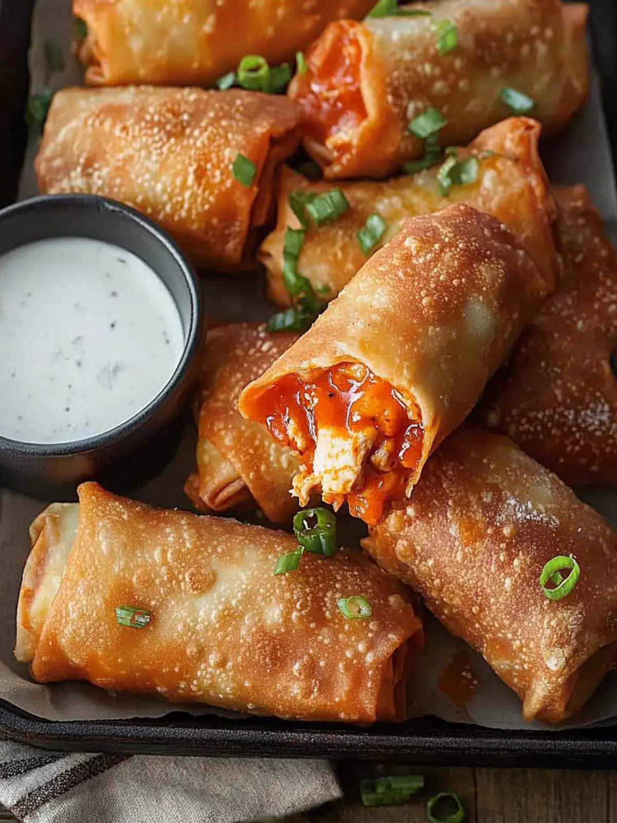 Buffalo Chicken Egg Rolls That Will Fire Up Your Tastebuds 2 Buffalo Chicken Egg Rolls