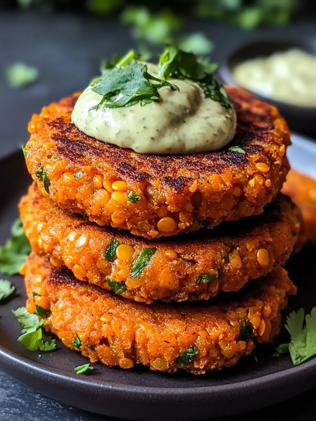 Crispy Sweet Potato & Red Lentil Patties You’ll Love to Make 4 CRISPY SWEET POTATO & RED LENTIL PATTIES