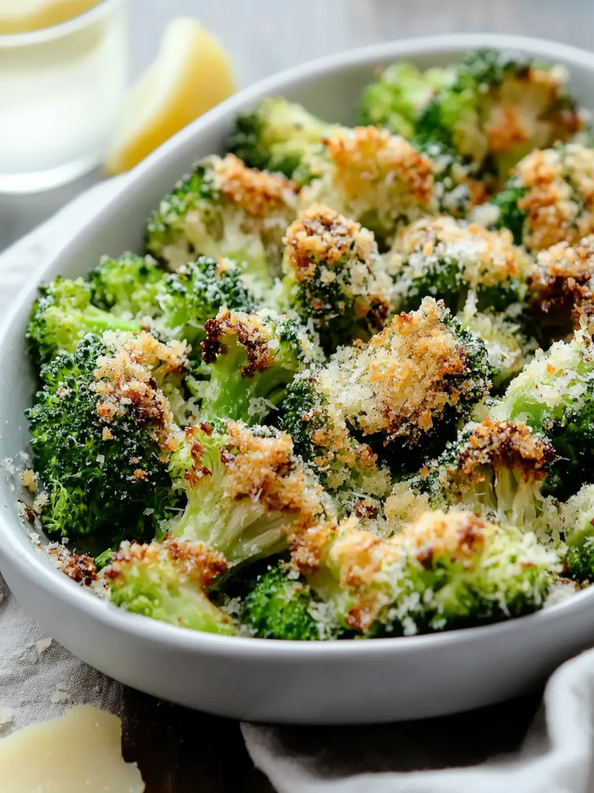 Crispy Parmesan Crusted Broccoli Florets Ready in 20 Minutes 2 Crispy Parmesan Crusted Broccoli Florets (20 Minutes!)