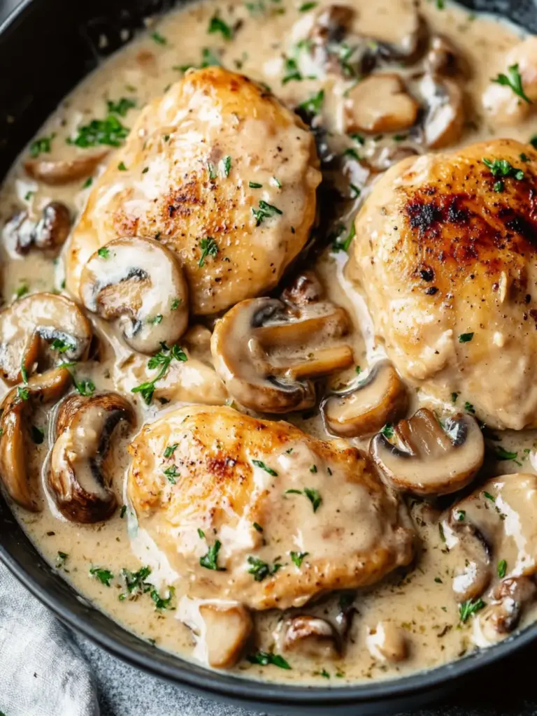Creamy Mushroom Chicken