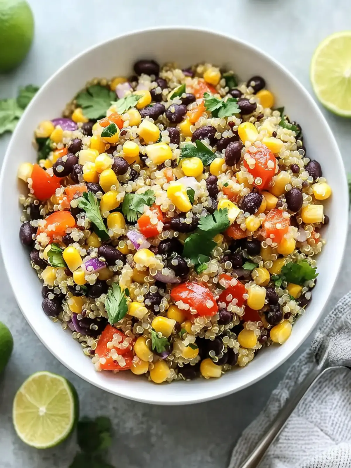 Sweet Corn and Black Bean Quinoa Salad: Fresh and Flavorful Twist 3 Sweet Corn and Black Bean Quinoa Salad