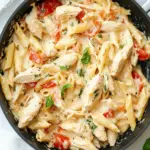 One Pan Cheesy Chicken Pasta
