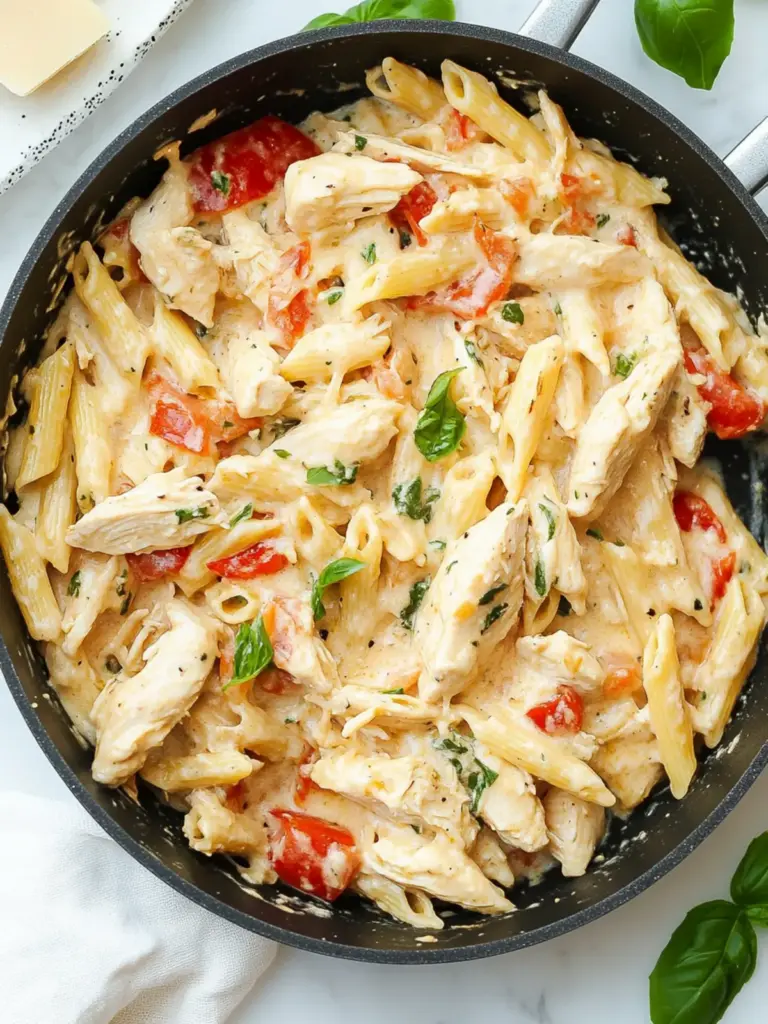 One Pan Cheesy Chicken Pasta