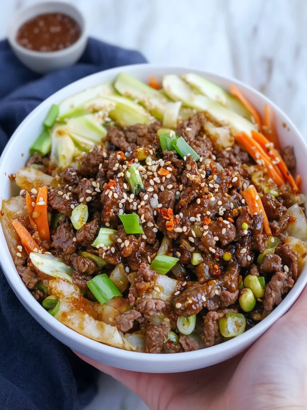 Savory Beef Egg Roll Bowl: Quick, Low-Carb Delight! 5 Beef Egg Roll Bowl