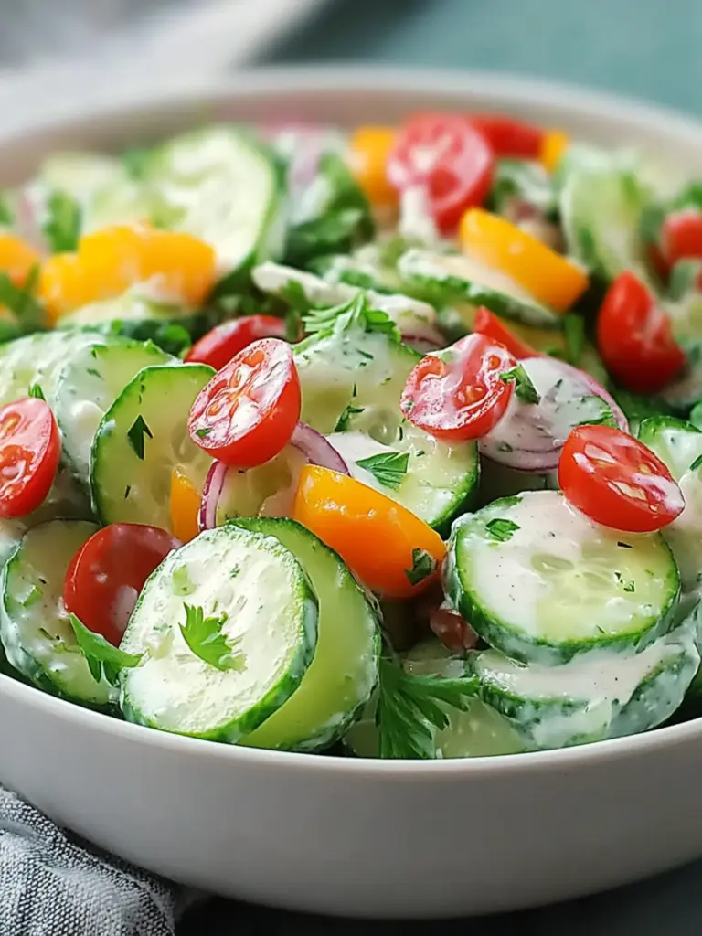 Cucumber Ranch Crack Salad