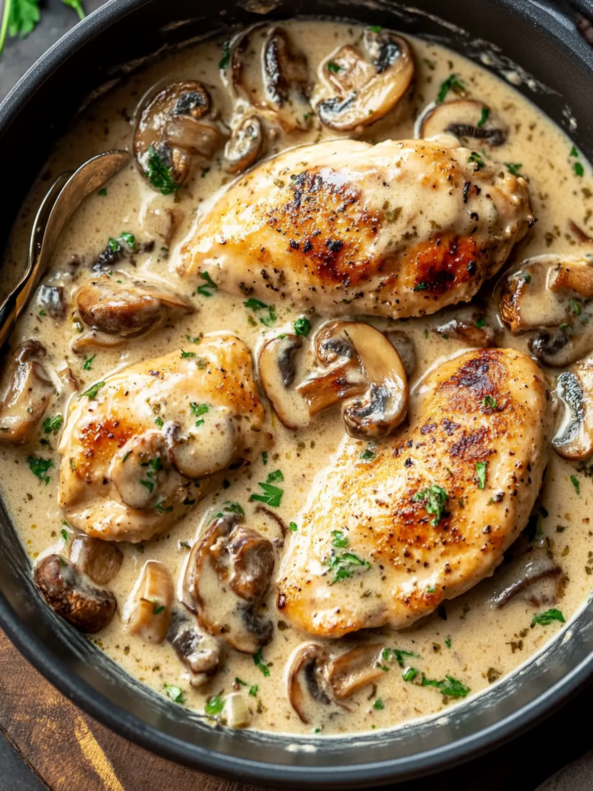 Creamy Mushroom Chicken: Quick Comfort Food Magic at Home 2 Creamy Mushroom Chicken