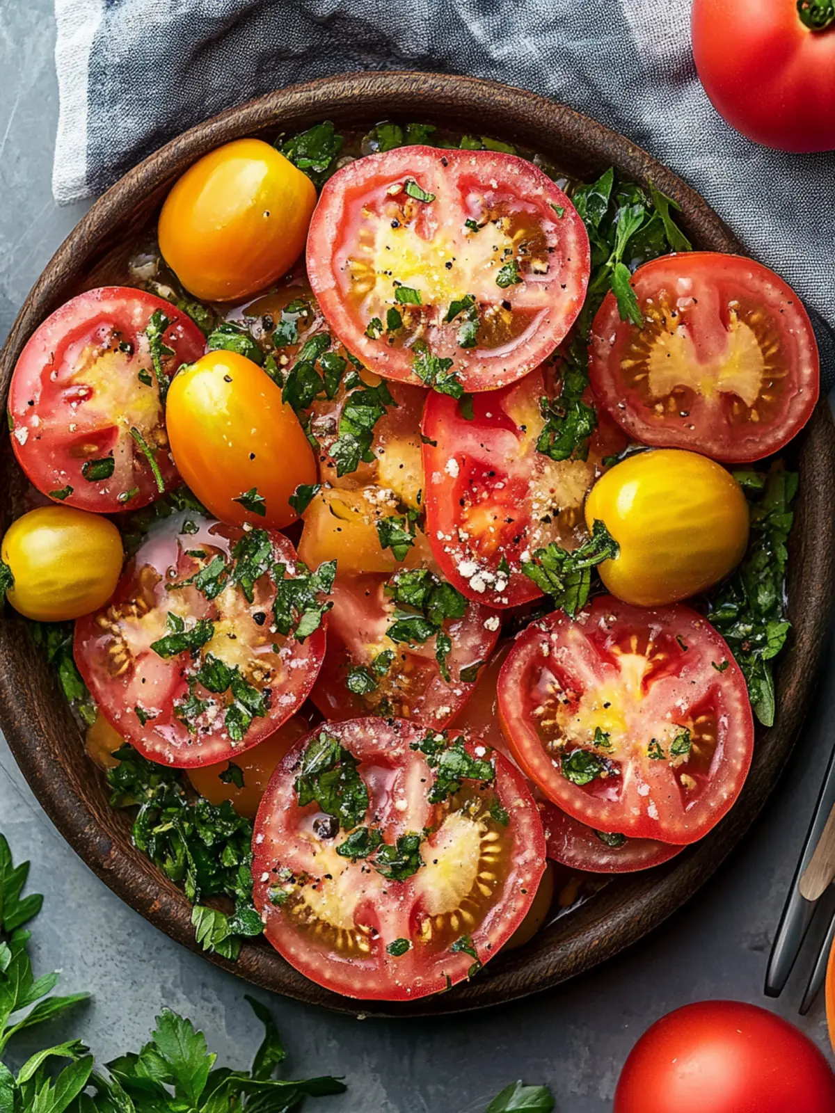 Zesty Marinated Tomatoes for a Fresh Flavor Boost 2 Marinated Tomatoes