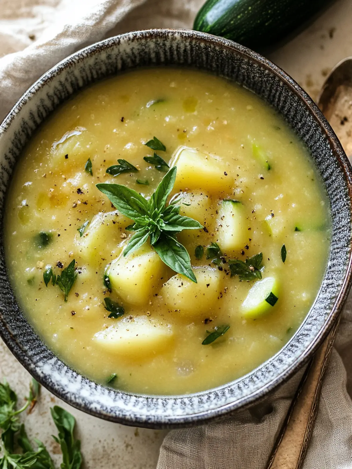 Creamy Zucchini and Potato Soup That's Perfect for Cozy Nights 4 Zucchini and Potato Soup