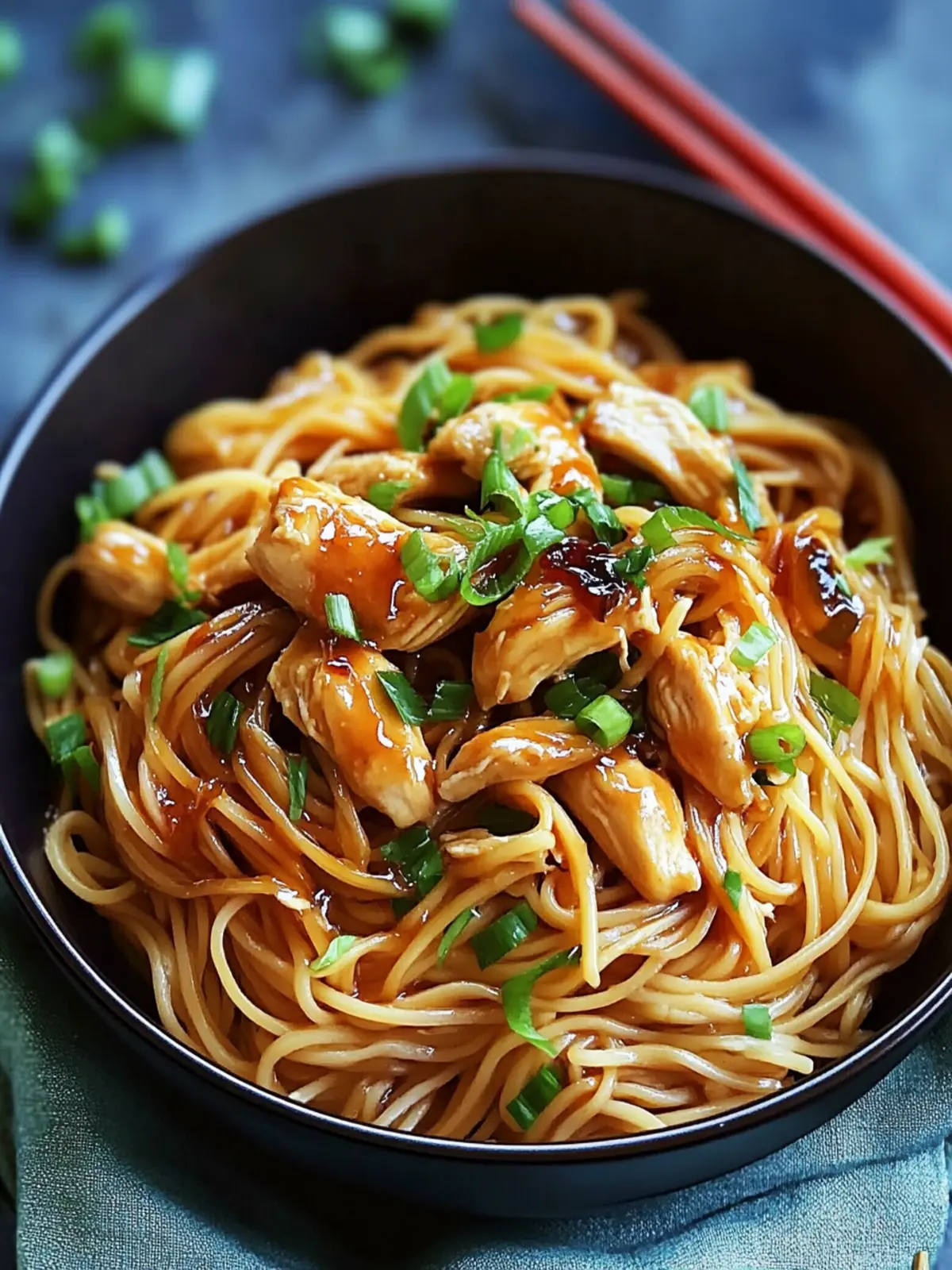 Slow Cooker Honey Garlic Chicken Noodles for Cozy Weeknight Dinners 4 Slow Cooker Honey Garlic Chicken Noodles