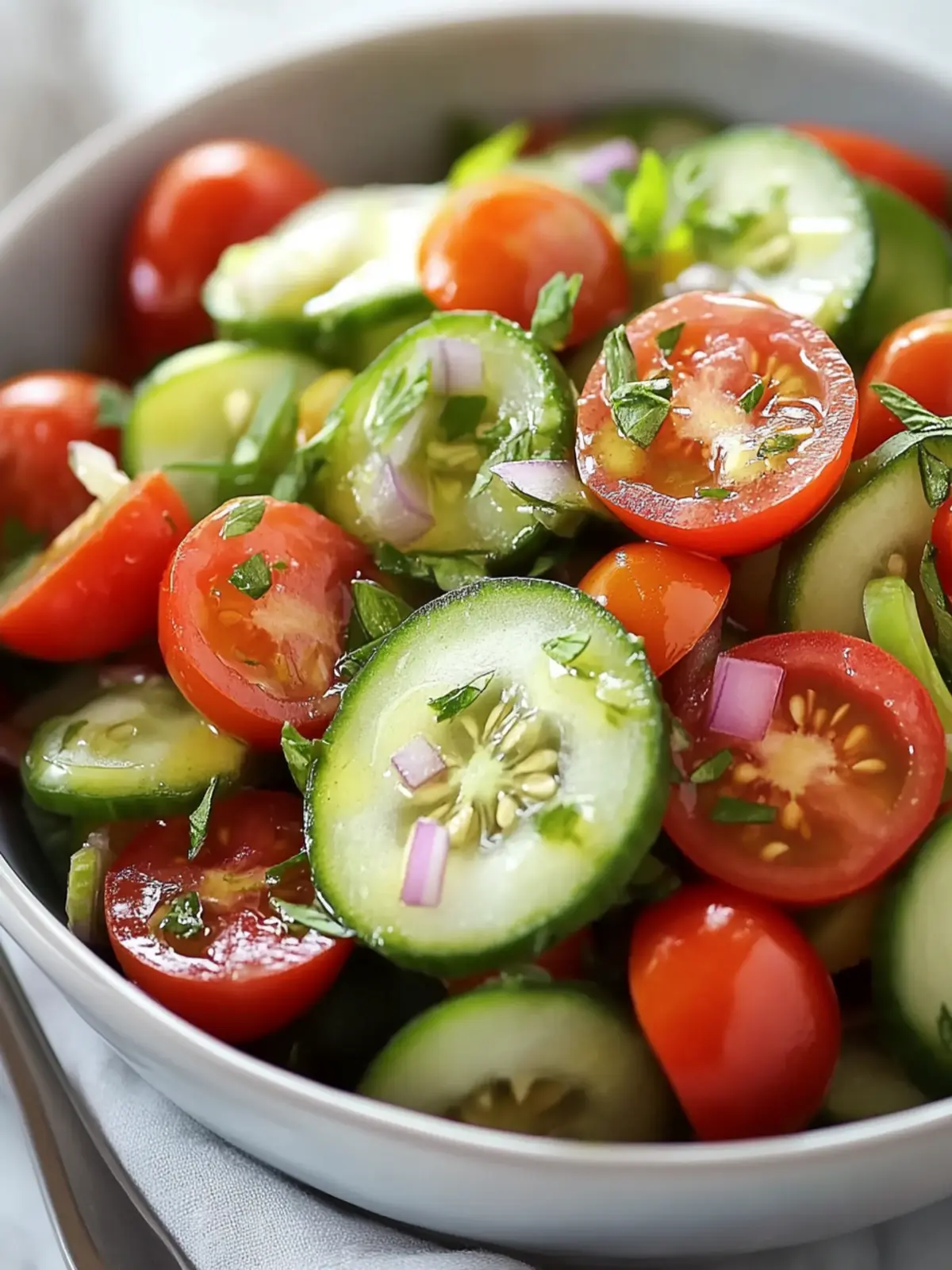 Cucumber Tomato Salad