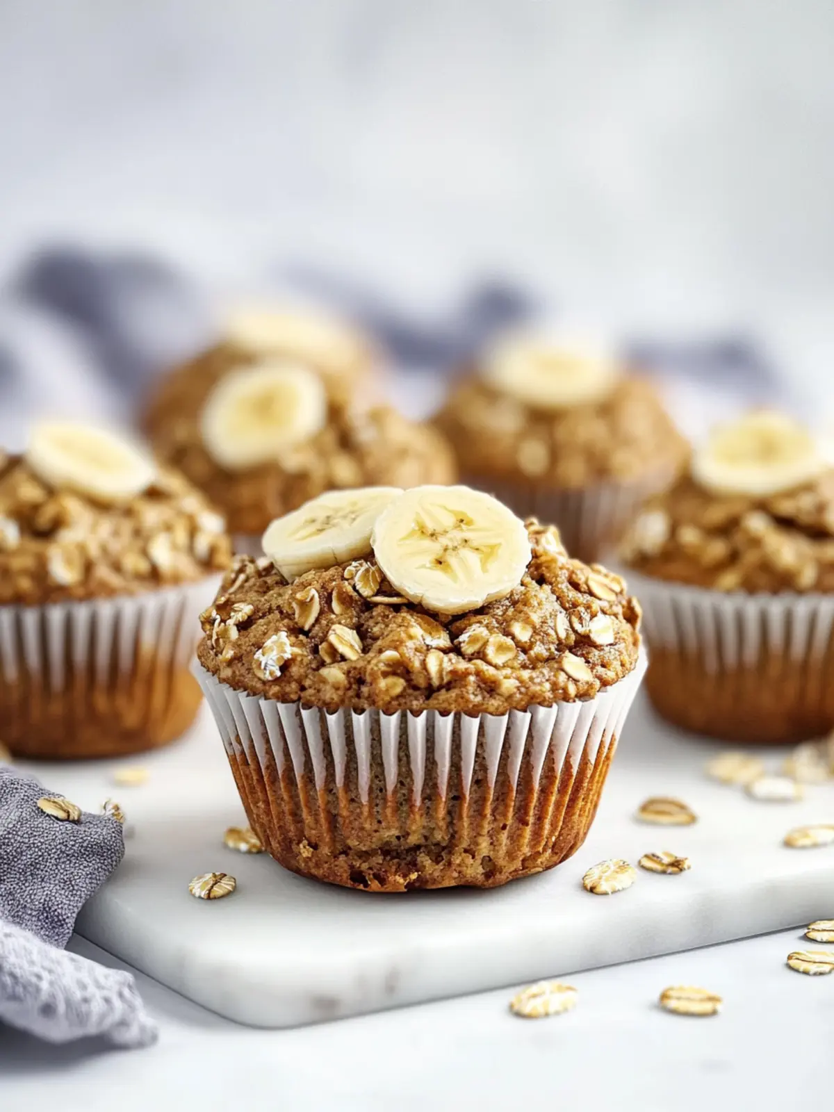 Deliciously Healthy Banana Oatmeal Muffins That You'll Love 2 Healthy Banana Oatmeal Muffins