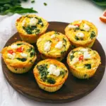 Quick & Healthy Egg Muffins with Spinach and Feta