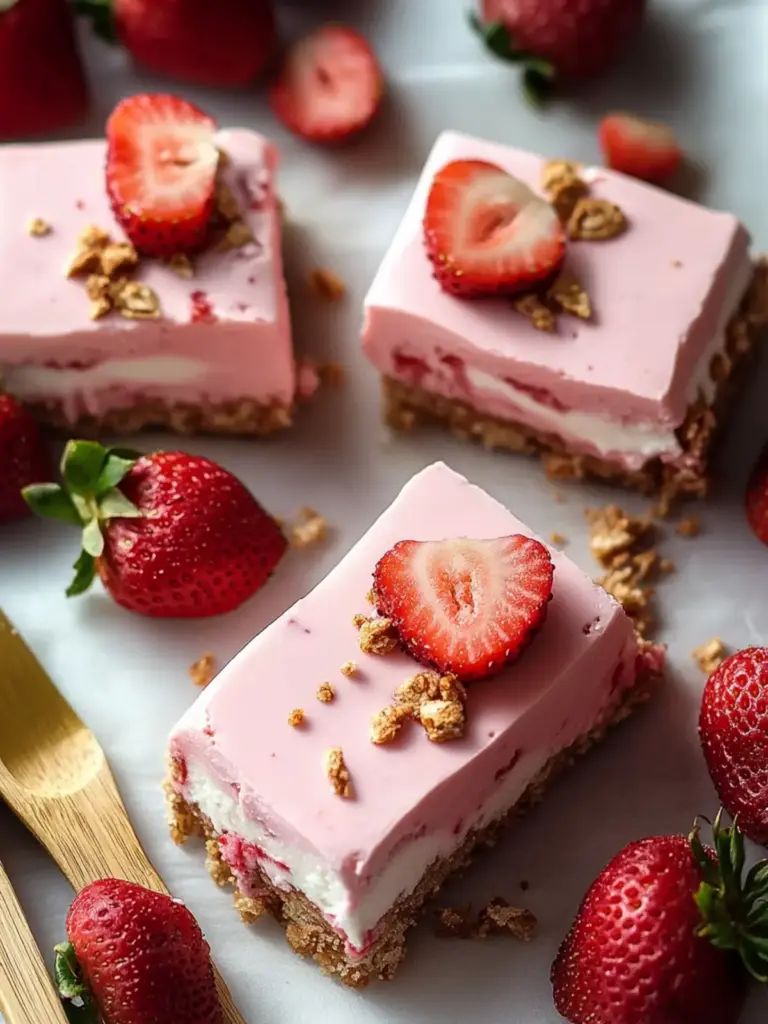 Strawberry Yogurt Bars