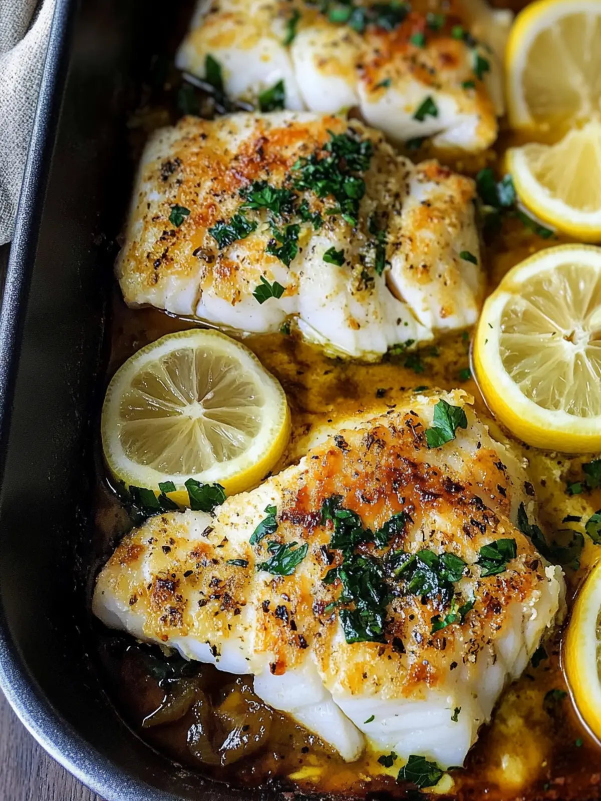 Baked Cod Recipe with Lemon and Garlic for a Fresh Feast 2 Baked Cod Recipe with Lemon and Garlic