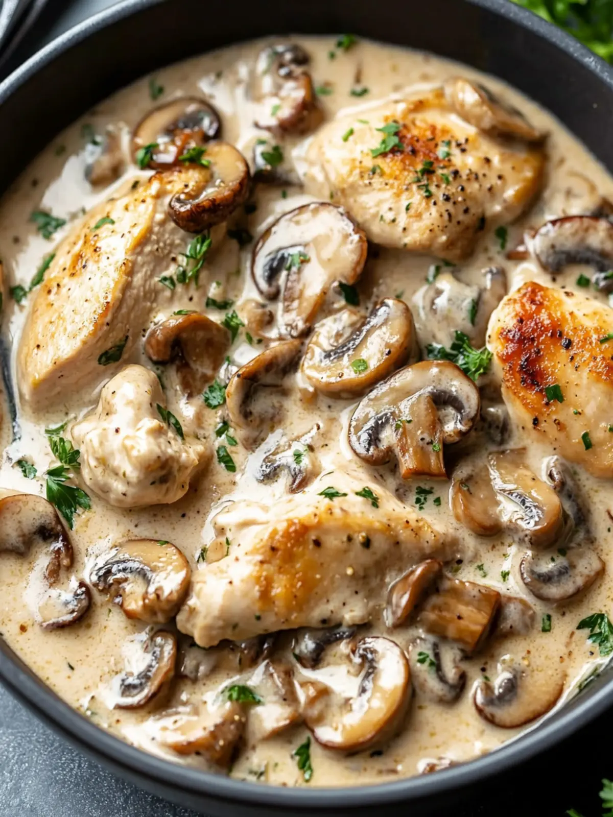 Creamy Mushroom Chicken: Quick Comfort Food Magic at Home 3 Creamy Mushroom Chicken