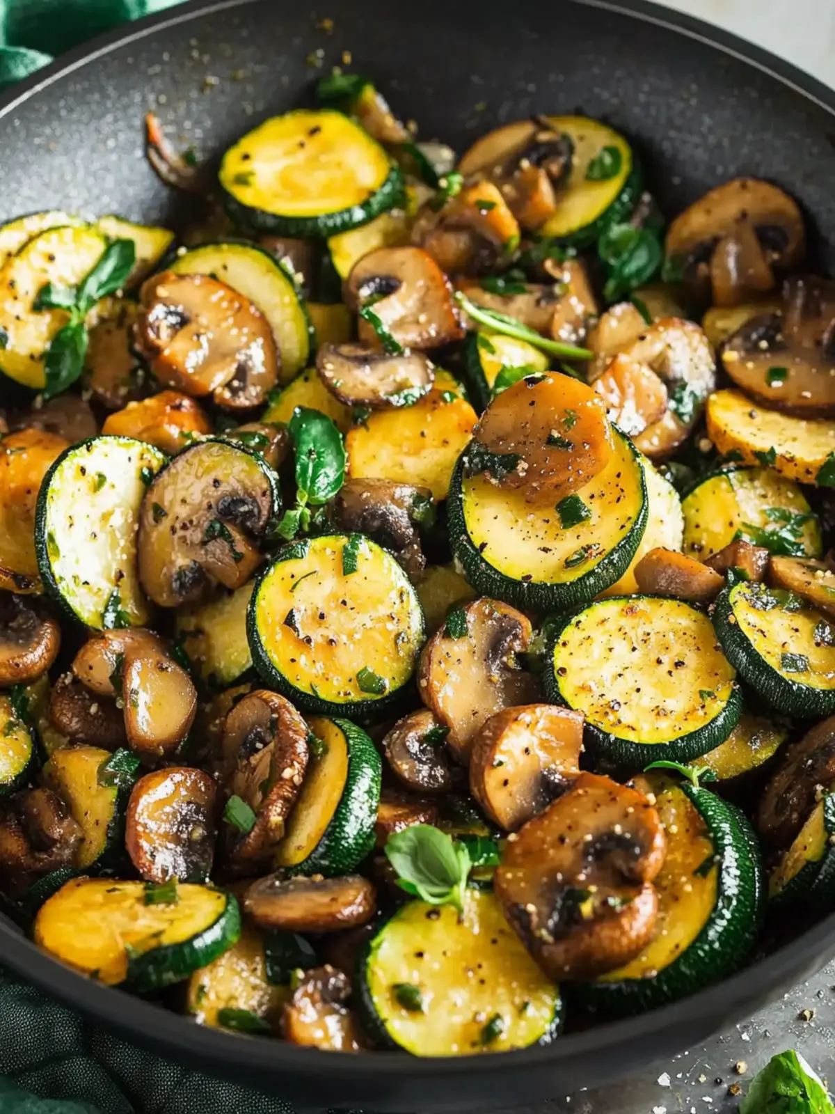 Skillet Zucchini and Mushrooms: Quick, Flavor-Packed Delight 4 Skillet Zucchini and Mushrooms