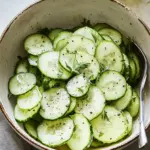 The Best Vinegar Cucumber Salad Recipe