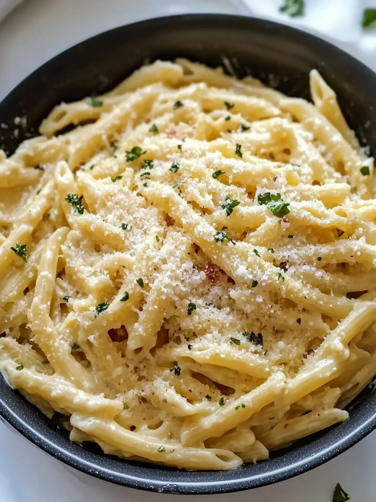 One Pot Creamy Garlic Pasta