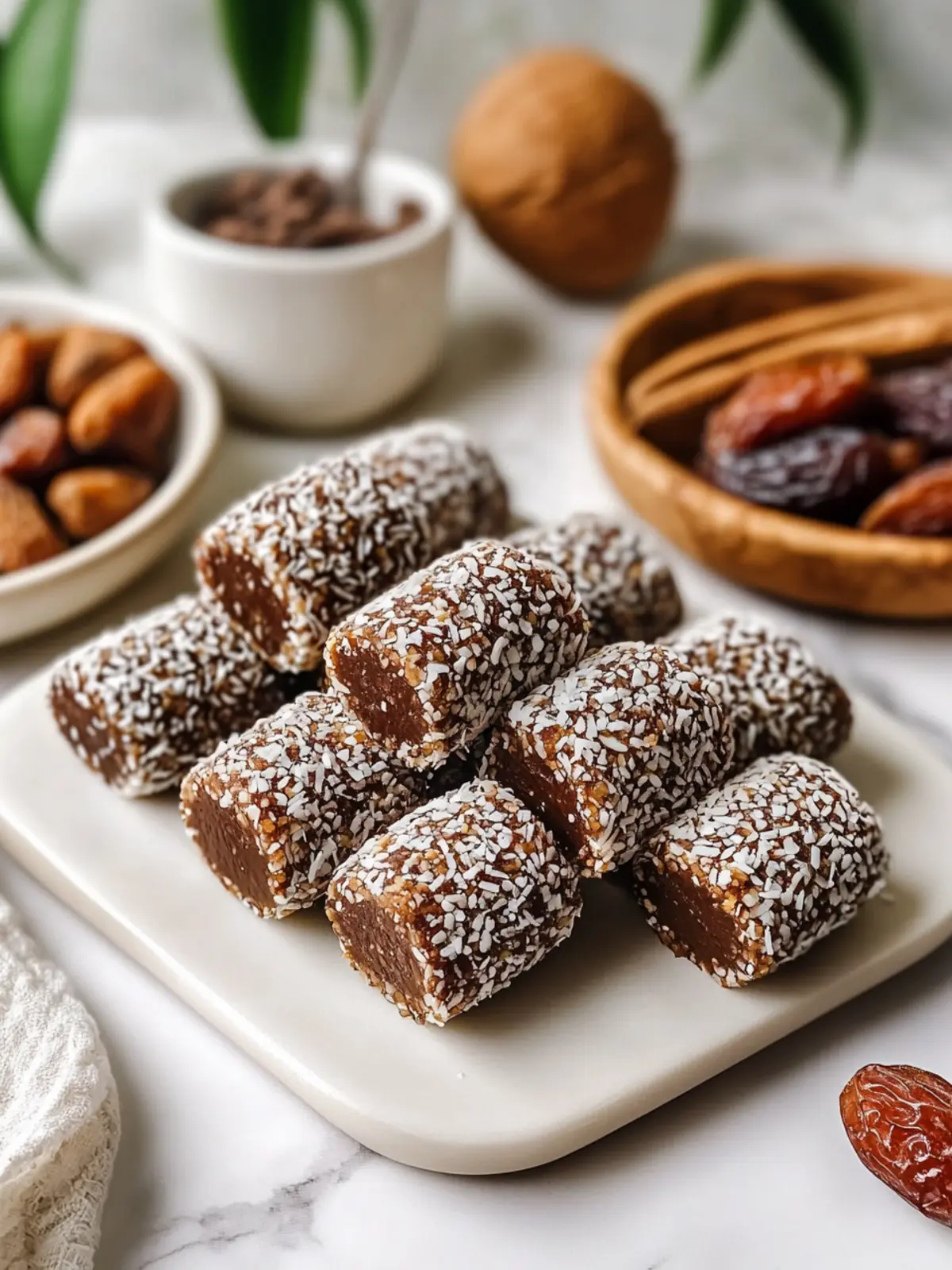 Energize Your Day with Healthy Coconut Date Energy Rolls 4 Healthy Coconut Date Energy Roll