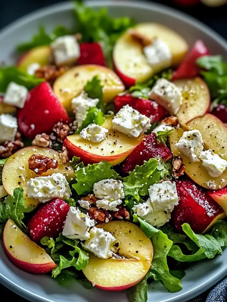 Vibrant Honeycrisp Apple Feta Salad