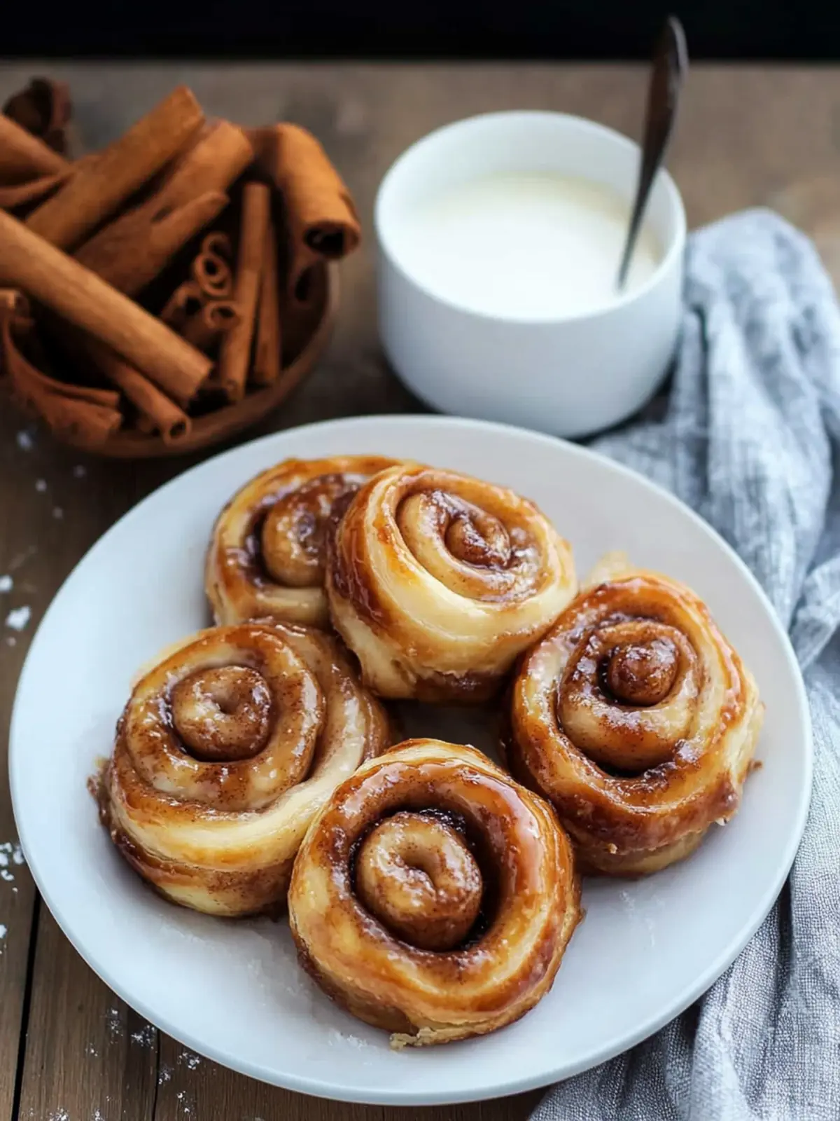 Puff Pastry Cinnamon Rolls with Apple: A Cozy Fall Delight 5 Puff Pastry Cinnamon Rolls with Apple