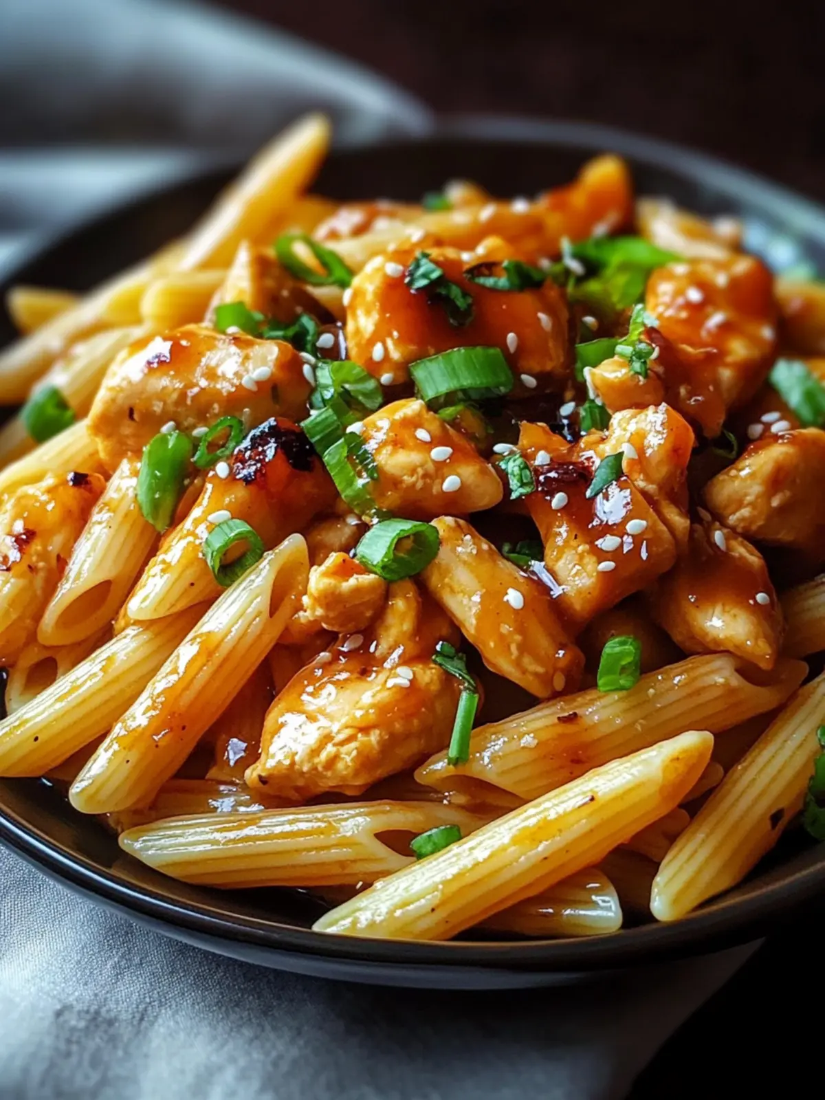 Sticky Honey Chili Garlic Butter Chicken Penne You’ll Crave! 3 Sticky Honey Chili Garlic Butter Chicken Penne