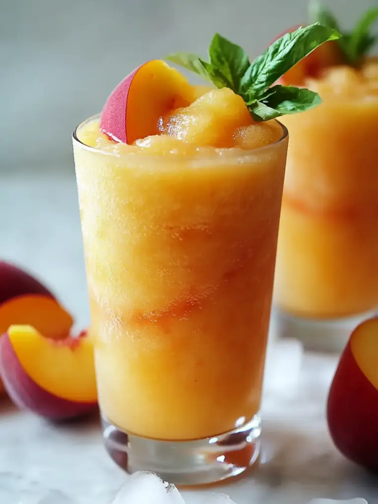 Peach Slushie
