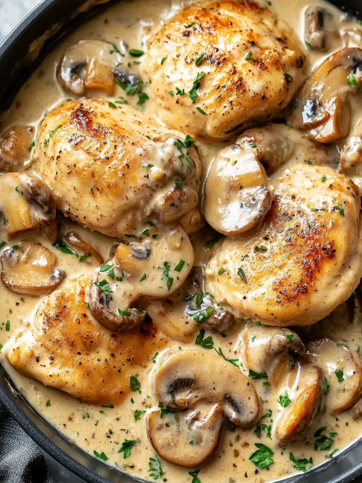 Creamy Mushroom Chicken: Quick Comfort Food Magic at Home 4 Creamy Mushroom Chicken