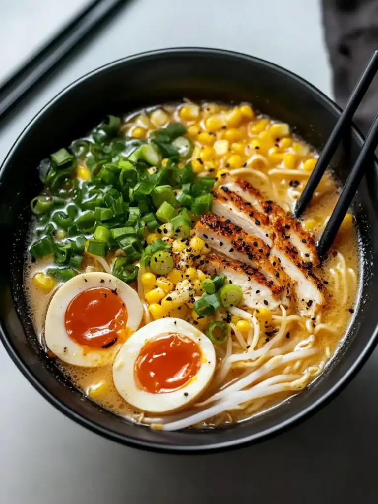 Japanese Miso Butter Corn Ramen