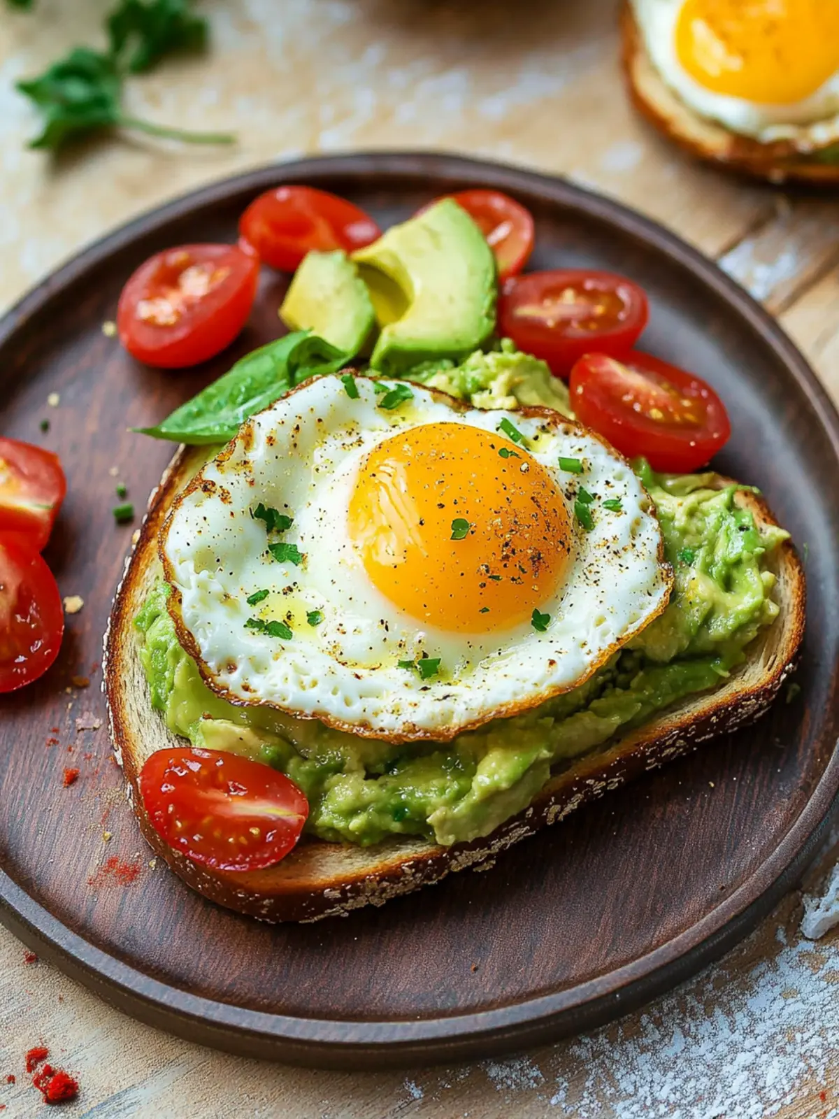 Avocado Egg Toast