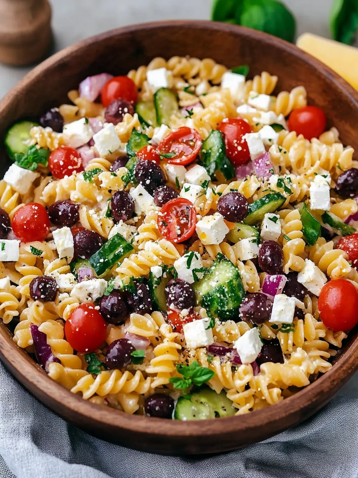 Zesty Greek Pasta Salad for Fresh Summer Vibes 4 Greek Pasta Salad