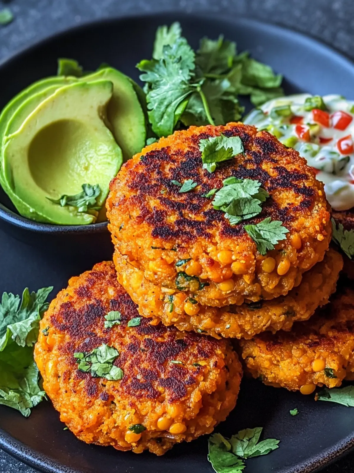 Crispy Sweet Potato & Red Lentil Patties You’ll Love to Make 3 CRISPY SWEET POTATO & RED LENTIL PATTIES