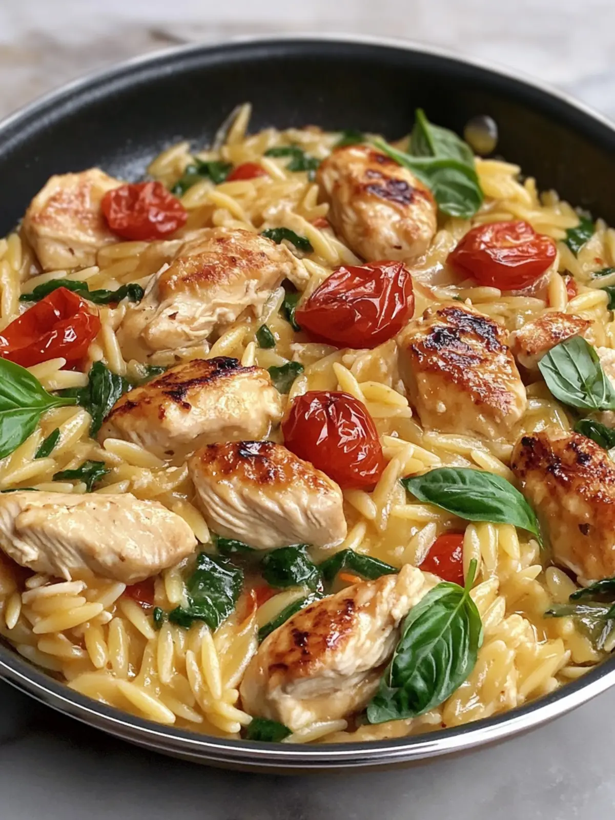 One Pan Marry Me Chicken Orzo: Your New Favorite Dinner Dish 4 One Pan Marry Me Chicken Orzo