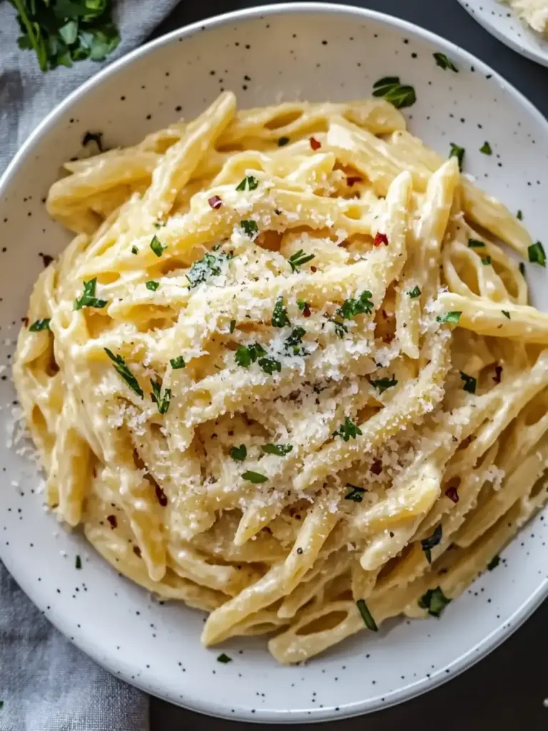 One Pot Creamy Garlic Pasta (Just 20 Minutes!)
