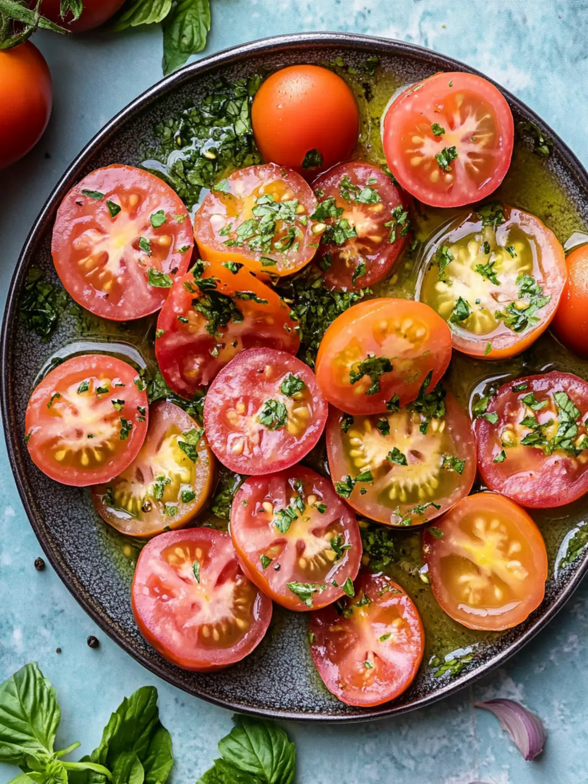 Zesty Marinated Tomatoes for a Fresh Flavor Boost 4 Marinated Tomatoes