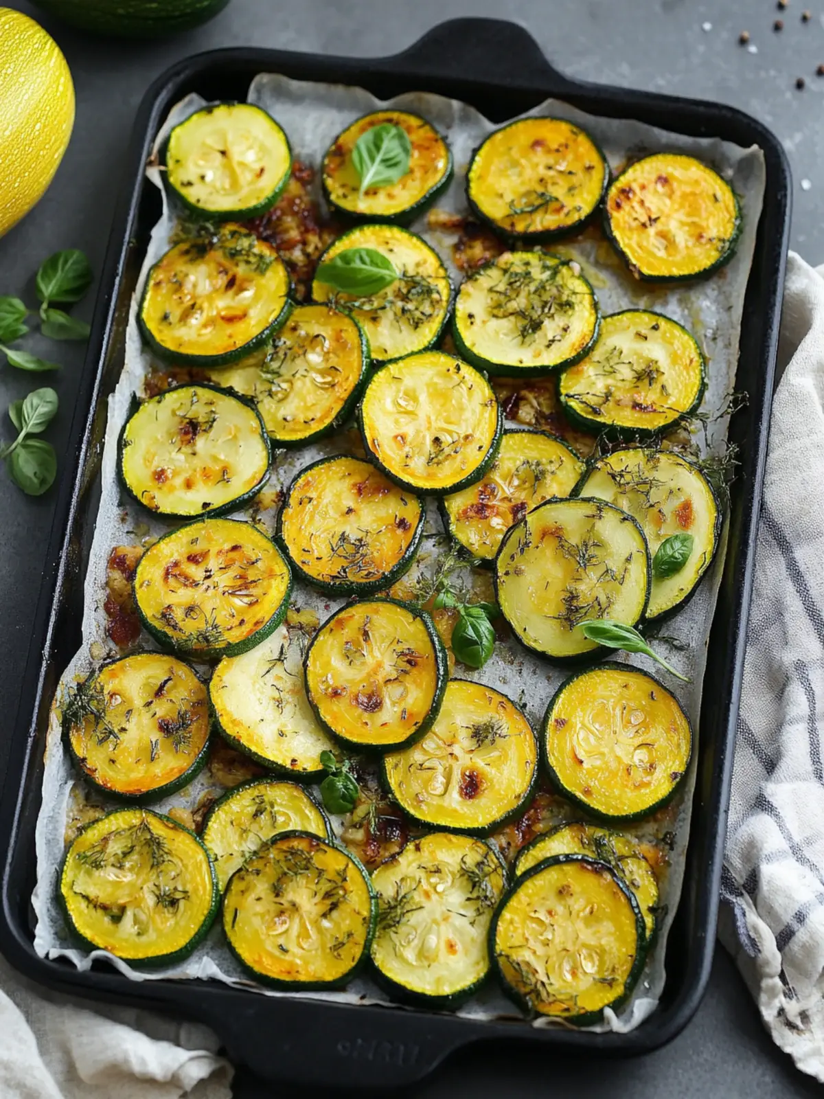 Roasted Zucchini and Squash