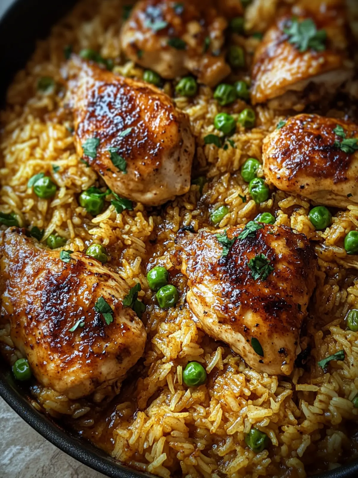 One Pan Creamy Tangy BBQ Chicken And Rice for Busy Nights 4 One Pan Creamy Tangy BBQ Chicken And Rice