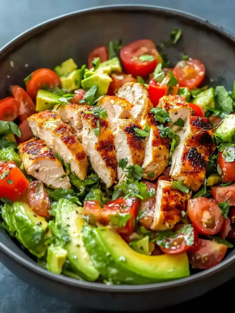 Healthy Avocado Chicken Salad