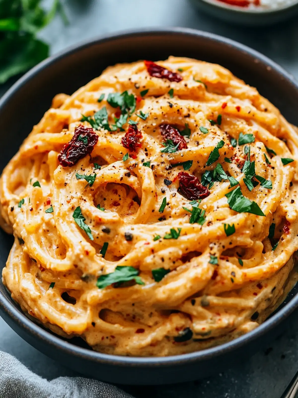 Vegan Creamy Sun Dried Tomato Pasta for Quick Gourmet Nights 5 Vegan Creamy Sun Dried Tomato Pasta