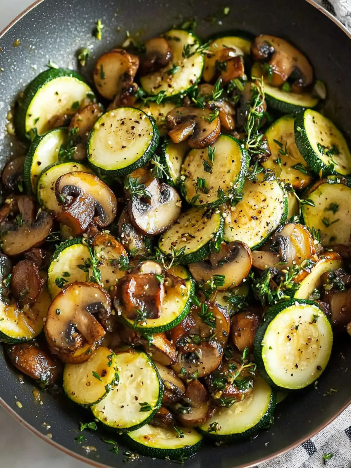 Skillet Zucchini and Mushrooms: Quick, Flavor-Packed Delight 3 Skillet Zucchini and Mushrooms