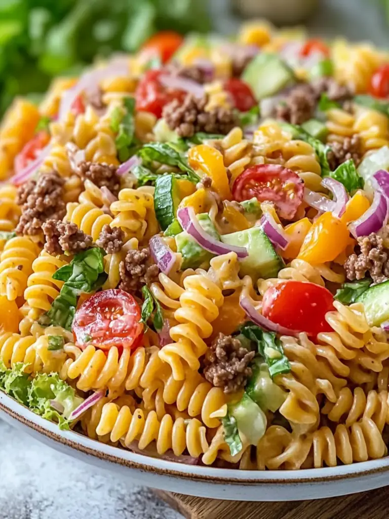 Big Mac Pasta Salad
