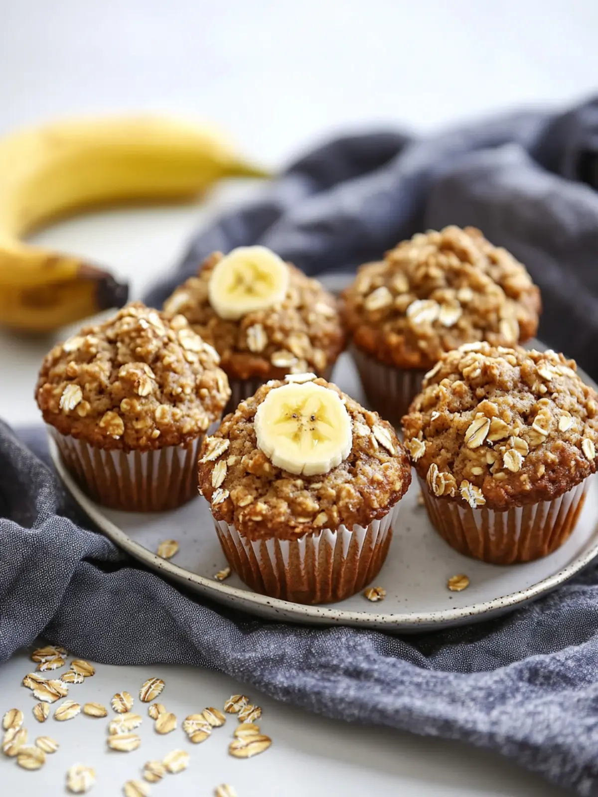 Deliciously Healthy Banana Oatmeal Muffins That You'll Love 4 Healthy Banana Oatmeal Muffins